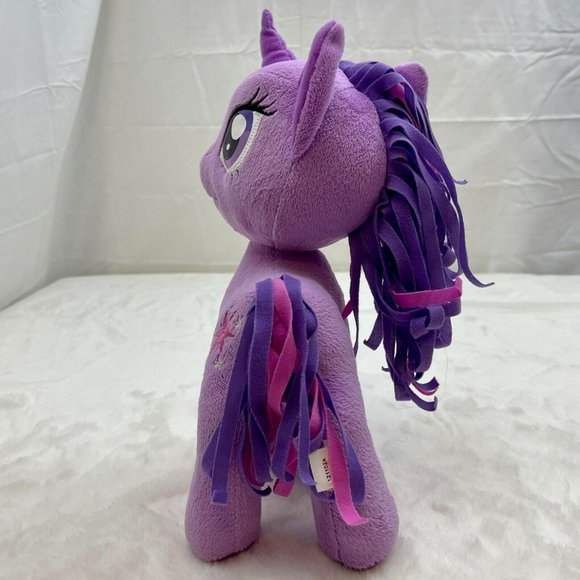 My Little Pony Twilight Sparkle 12" Plush Stuffed Toy Purple Pink Ribbon - Picture 4 of 11
